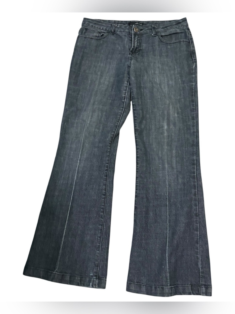 Willi Smith Women's Dark Gray Flared Jeans size 8